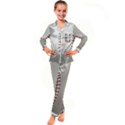 Baseball Kids  Satin Long Sleeve Pajamas Set View1