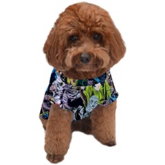 Vintage Horror Collage Pattern Dog T-shirt by Ket1n9