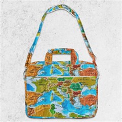 World Map Macbook Pro 13  Shoulder Laptop Bag  by Ket1n9