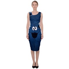 Funny Face Sleeveless Pencil Dress by Ket1n9