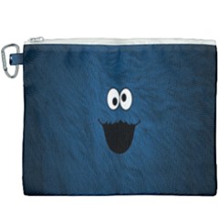 Funny Face Canvas Cosmetic Bag (xxxl) by Ket1n9