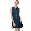 Funny Face Sleeveless Shirt Dress View1