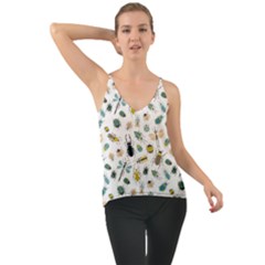 Insect Animal Pattern Chiffon Cami by Ket1n9