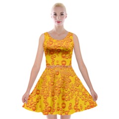 Beer Alcohol Drink Drinks Velvet Skater Dress by Ket1n9