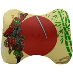 Meme Samurai Artwork Japaneses Head Support Cushion by Cendanart