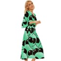 Art Alien Pattern Midsummer Wrap Dress View3