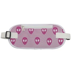 Alien Pattern Pink Rounded Waist Pouch by Ket1n9