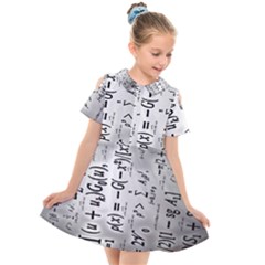 Science Formulas Kids  Short Sleeve Shirt Dress by Ket1n9