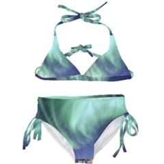 Aurora Borealis Alaska Space Kids  Classic Bikini Set by Ket1n9