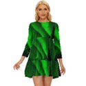 Aurora Borealis Northern Lights Long Sleeve Babydoll Dress View1