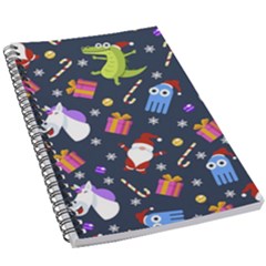 Colorful Funny Christmas Pattern 5 5  X 8 5  Notebook by Ket1n9