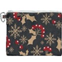 Dinosaur Colorful Funny Christmas Pattern Canvas Cosmetic Bag (XXXL) View1