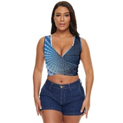 Data Computer Internet Online Women s Sleeveless Wrap Top by Ket1n9