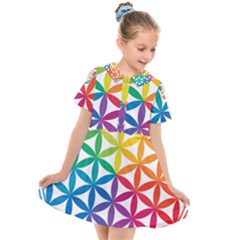 Heart Energy Medicine Kids  Short Sleeve Shirt Dress by Ket1n9