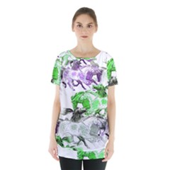 Horse Horses Animal World Green Skirt Hem Sports Top by Ket1n9