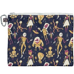 Alien Surface Pattern Canvas Cosmetic Bag (xxxl) by Ket1n9