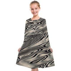 Alien Planet Surface Kids  Midi Sailor Dress by Ket1n9