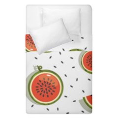 Seamless Background Pattern-with-watermelon Slices Duvet Cover Double Side (single Size) by Ket1n9