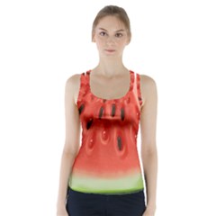 Seamless Background With Watermelon Slices Racer Back Sports Top by Ket1n9