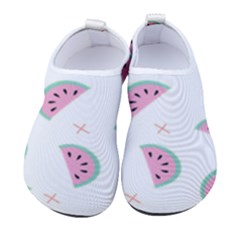 Fresh Watermelon Slices Texture Kids  Sock-style Water Shoes by Ket1n9