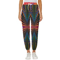 Casanova Abstract Art-colors Cool Druffix Flower Freaky Trippy Women s Cropped Drawstring Pants by Ket1n9