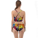 Abstract Vibrant Colour Mini Tank Bikini Set View2