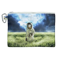 Astronaut Canvas Cosmetic Bag (xl) by Ket1n9