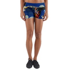 Marine Fishes Yoga Shorts by Ket1n9