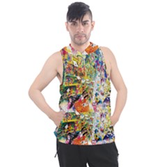 Multicolor Anime Colors Colorful Men s Sleeveless Hoodie by Ket1n9