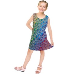 Bubbles Rainbow Colourful Colors Kids  Tunic Dress by Hannah976