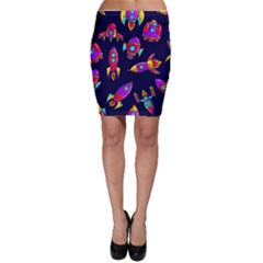 Space Patterns Bodycon Skirt by Hannah976