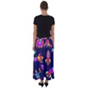 Space Patterns Flared Maxi Skirt View2