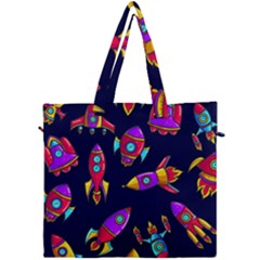 Space Patterns Canvas Travel Bag by Hannah976