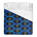 Blue Bee Hive Pattern Duvet Cover (Full/ Double Size) View1