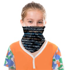 Close Up Code Coding Computer Face Covering Bandana (kids) by Hannah976