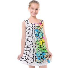 Brain Mind Psychology Idea Drawing Kids  Cross Back Dress by Ndabl3x