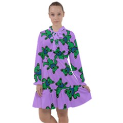 Grateful Dead Bears All Frills Chiffon Dress by Cendanart