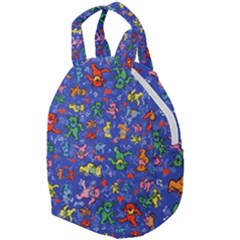 Grateful Dead Bears Pattern Travel Backpack by Cendanart