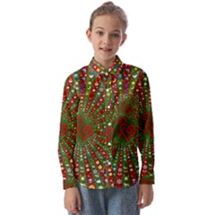 Emoji Hearts Valentine Universe Kids  Long Sleeve Shirt by Paksenen