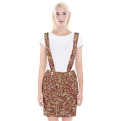 Mind Brain Thought Mental Braces Suspender Skirt by Paksenen