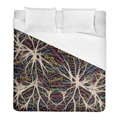 Mental Human Experience Mindset Pattern Duvet Cover (full/ Double Size) by Paksenen