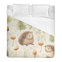 Hedgehog Mushroom Duvet Cover (full/ Double Size) by Ndabl3x