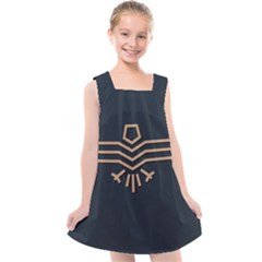 Eagle Bird Kids  Cross Back Dress by Cendanart