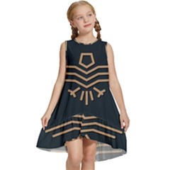 Eagle Bird Kids  Frill Swing Dress by Cendanart