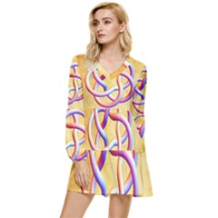 Img 20231205 235101 779 Tiered Long Sleeve Mini Dress by Ndesign