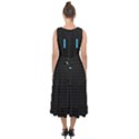 Tetris Game Midi Tie-Back Chiffon Dress View2