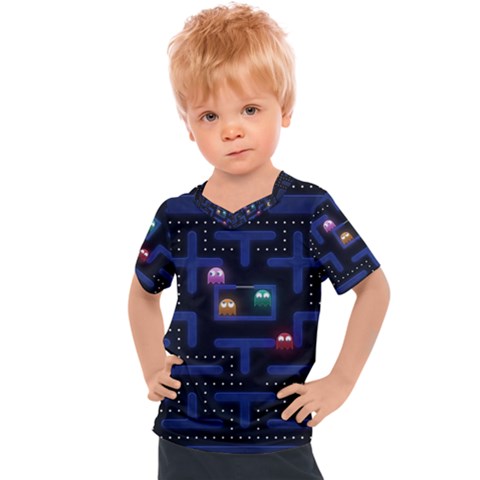 Retro Games Kids  Sports T-shirt by Cendanart