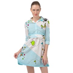 Astronaut Spaceship Mini Skater Shirt Dress by Bedest