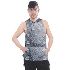 Flower Ornament Graphic Ornate Men s Sleeveless Hoodie by Bedest