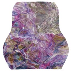 Abstract Pebbles Car Seat Back Cushion  by kaleidomarblingart